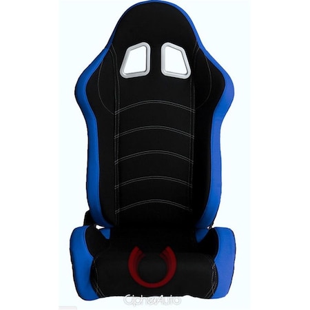 Omnisports Blue & Black Cloth Racing Seats OM3363688
